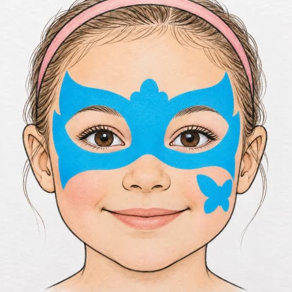 Étape 1 du maquillage de super-héros