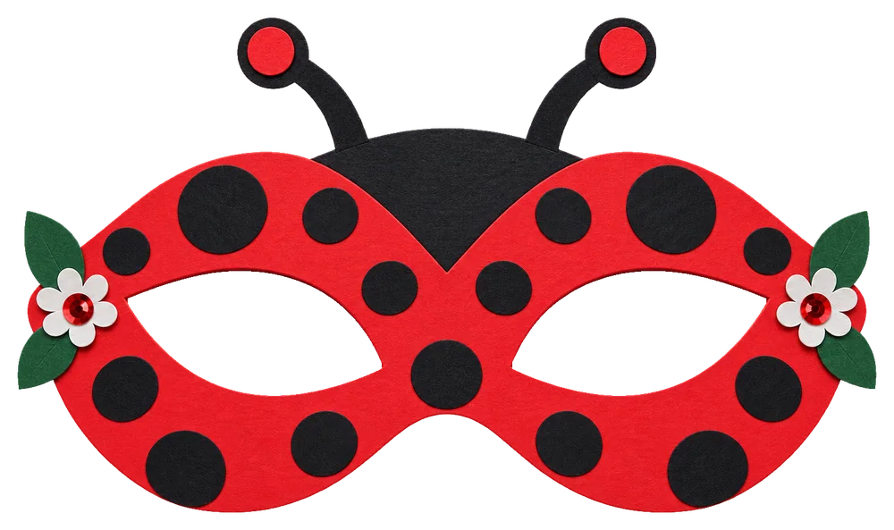 Masque de coccinelle à imprimer