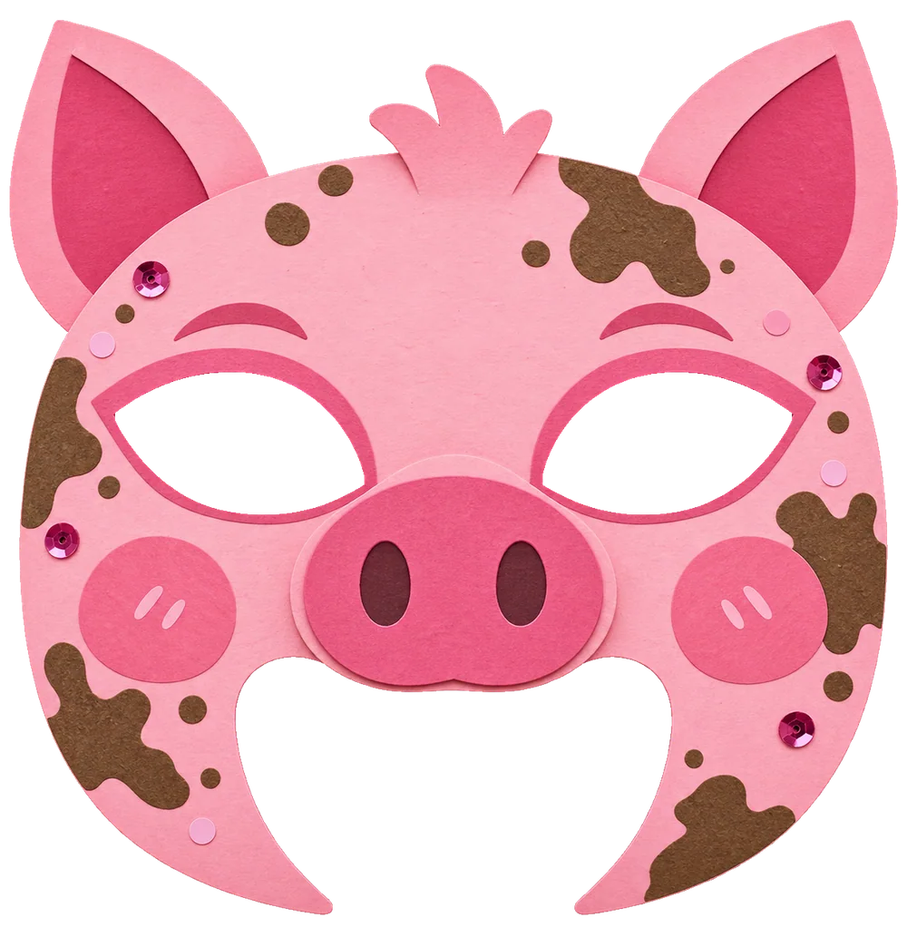 Masque de cochon à imprimer
