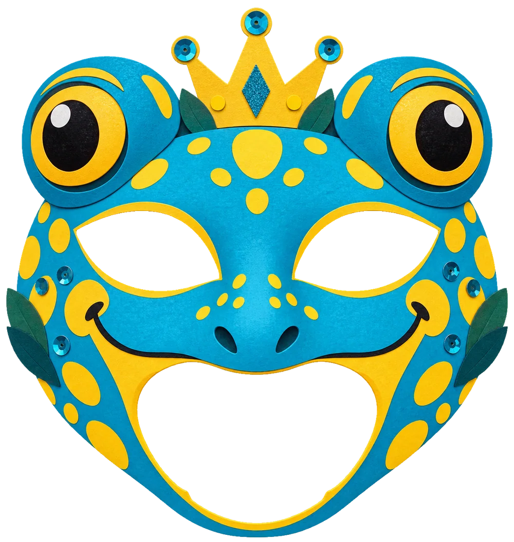 Masque de grenouille pour Carnaval
