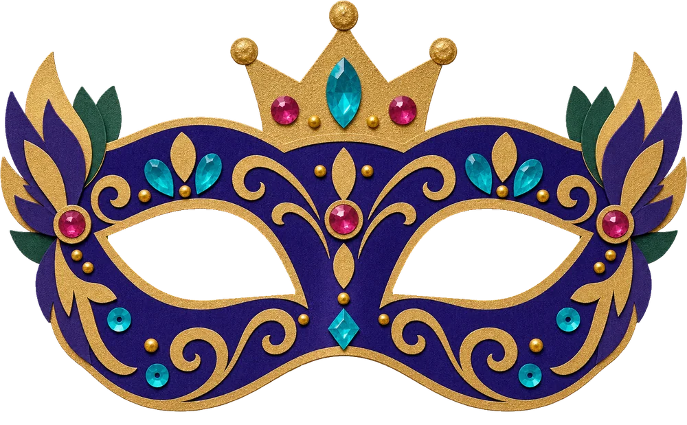 Masque de prince ou de princesse à imprimer