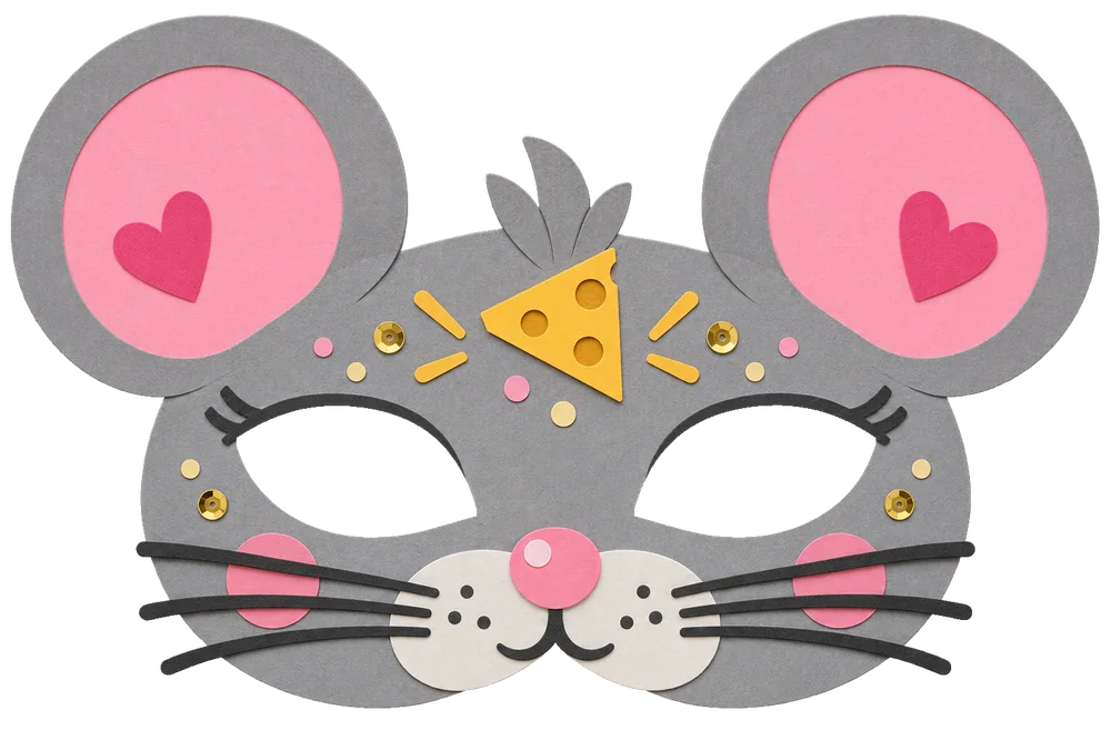 Masque de souris à imprimer